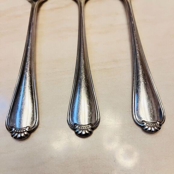 3pc ONEIDA Winter Hill Stainless Salad Fork 6 7/8” Distinction Deluxe Canada - Picture 5 of 9